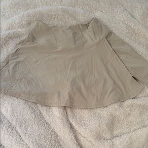 Women's Tan golf Skort